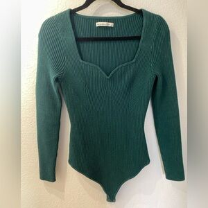 Abercrombie Sweetheart Sweater Bodysuit